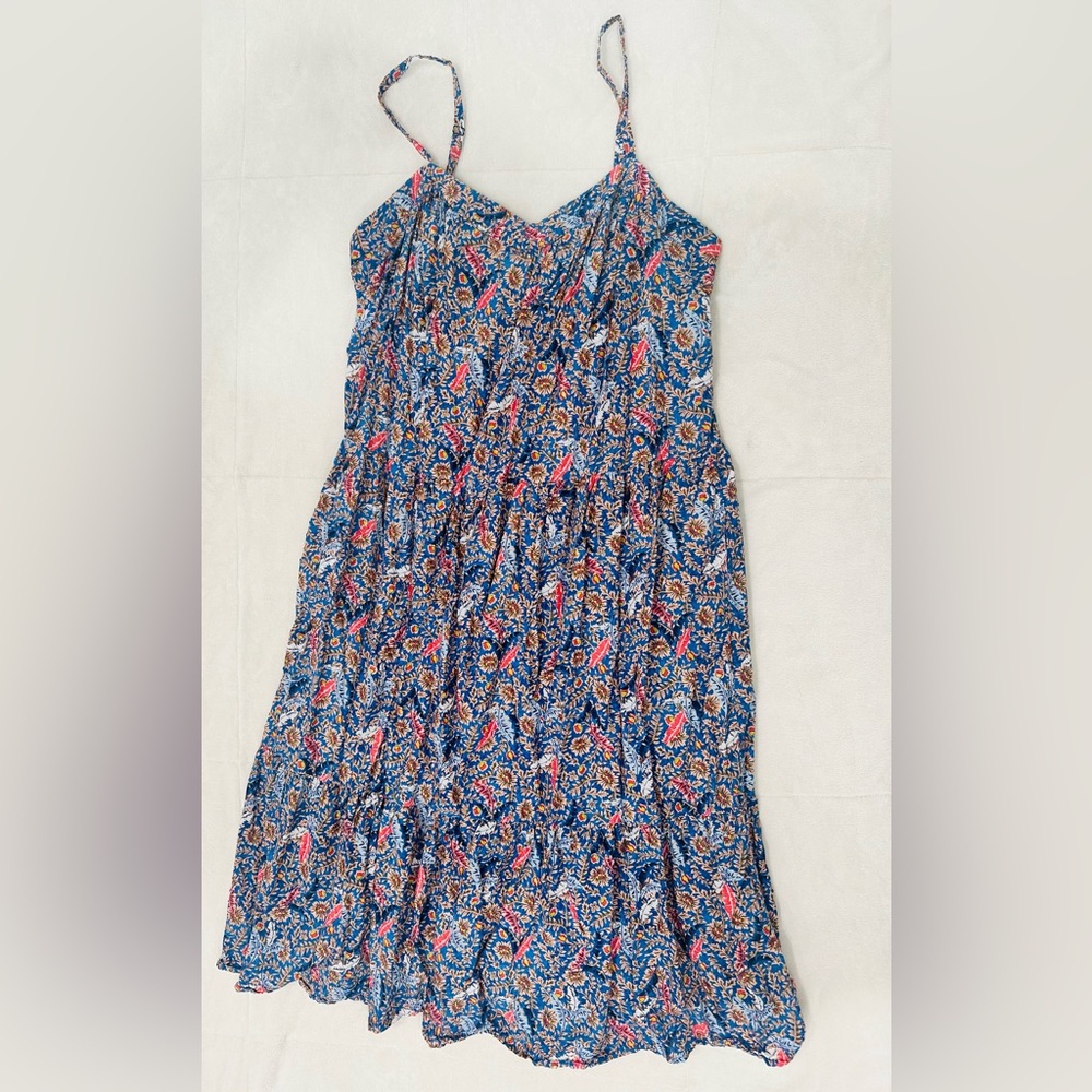 Knox Rose Blue and Red Floral Dress